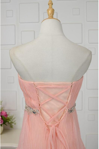 Robe de bal Sans courroies Fête Mousseline Naturel taille Sans Manches - Page 3