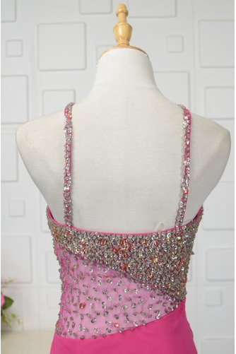 Robe de bal Dos nu Mousseline Traîne Courte Vintage Mariage Cristal - Page 5