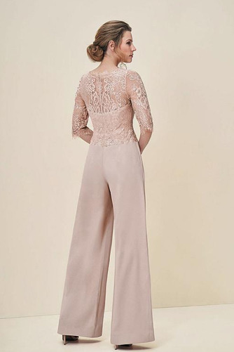 Robe mères Dentelle Col Bateau Dentelle Été Manche Demi Mode - Page 2