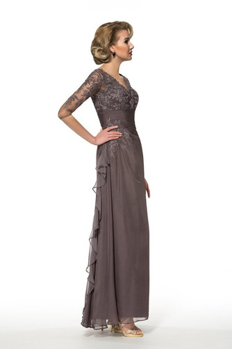 Robe mères Dentelle Formelle Col en V Printemps Naturel taille - Page 3