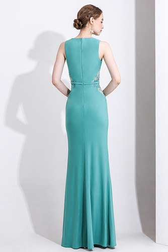 Robe de soirée Satin Élastique Glissière Près du corps Naturel taille - Page 5