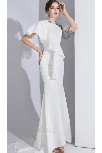 Robe de soirée Naturel taille Près du corps Norme Ruchés Plongeants - Page 7