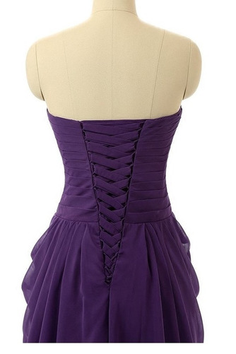 Robe de demoiselle d'honneur Mousseline Naturel taille a ligne - Page 3