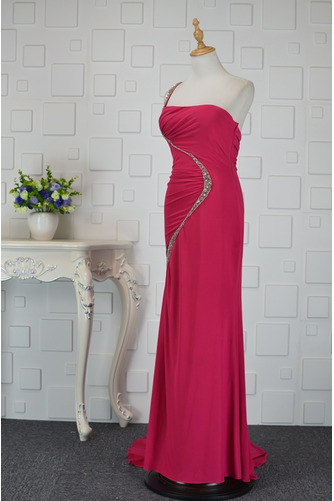 Robe de soirée Rouge Train de balayage Automne Norme Près du corps - Page 3