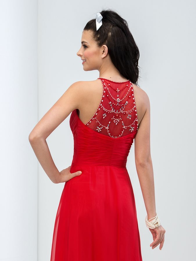 Robe de bal Formelle Longueur de plancher Petit collier circulaire 5 Robe de bal Formelle Longueur de plancher Petit collier circulaire 5