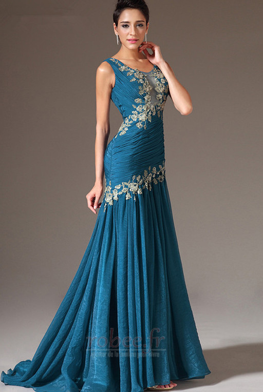 Robe de soirée Fourreau pli Traîne Courte Près du corps Fermeture à glissière 3 Robe de soirée Fourreau pli Traîne Courte Près du corps Fermeture à glissière 3