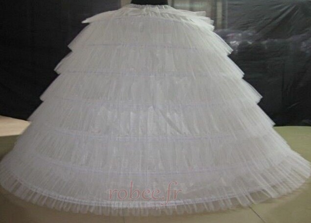 Petticoat de mariage Taille elastique Développer Flouncing Ancien 1