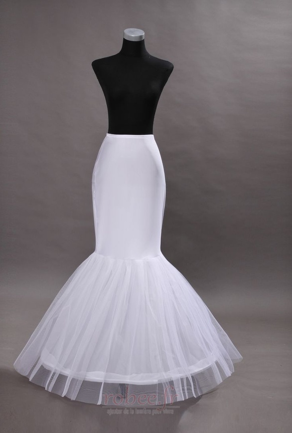 Petticoat de mariage Robe de mariée Sexy Spandex blanc Jantes simples 1