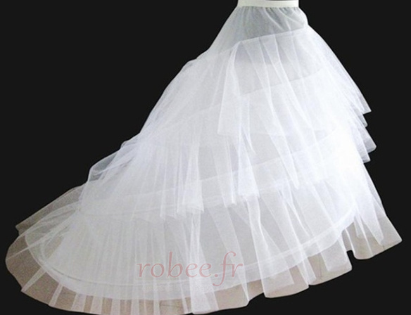 Petticoat de mariage Taille elastique Robe de mariée Taffetas en polyester 2