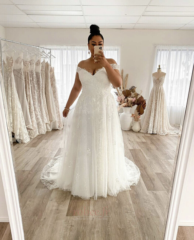 Robe de mariée Tulle Mancheron A-ligne Sans Manches Été Luxueux 1 Robe de mariée Tulle Mancheron A-ligne Sans Manches Été Luxueux 1