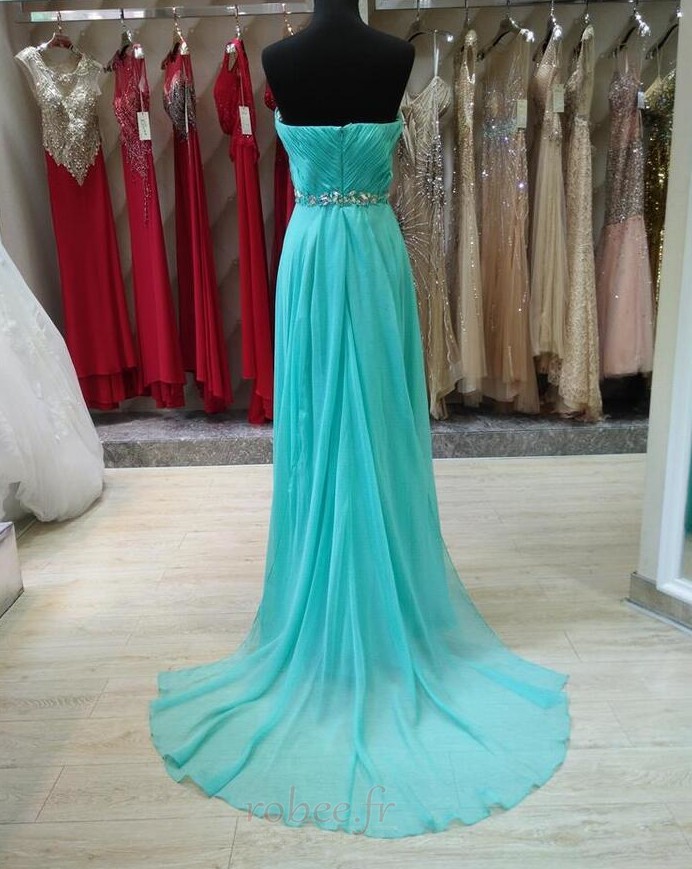 Robe de soirée Ruché Mousseline Fourreau plissé Sans Manches 2 Robe de soirée Ruché Mousseline Fourreau plissé Sans Manches 2