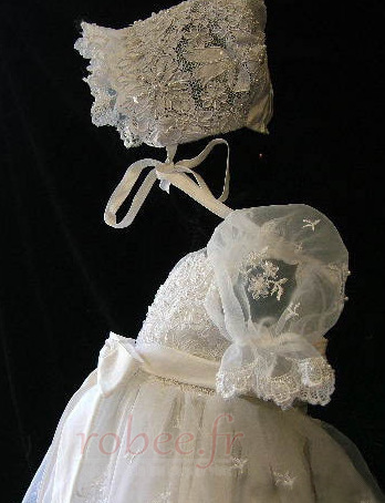 Robe de fille de fleur Cérémonie Norme Longue Haute Couvert Princesse 3