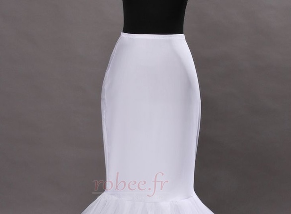 Petticoat de mariage Robe de mariée Sexy Spandex blanc Jantes simples 2