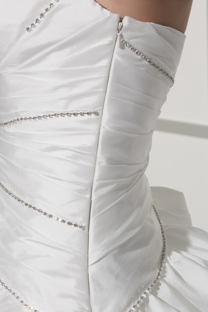 Robe de mariée Sans courroies Perle Sans Manches Luxueux mini 7