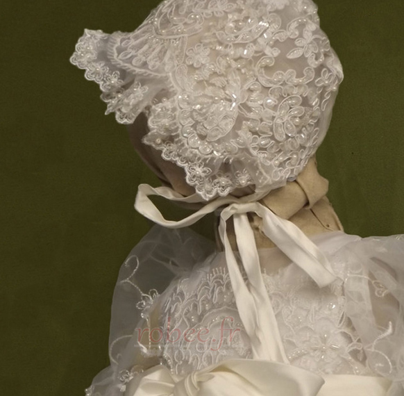 Robe de fille de fleur Princesse Dentelle Cérémonie Ceinture en Étoffe 3 Robe de fille de fleur Princesse Dentelle Cérémonie Ceinture en Étoffe 3