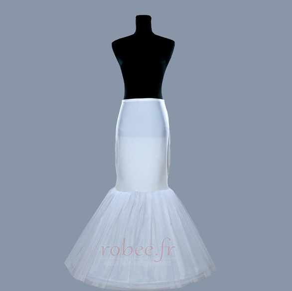 Petticoat de mariage Matériau élastique Jantes simples Robe pleine 1