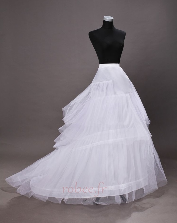 Petticoat de mariage Flouncing À la mode Trailing Robe de mariée 4