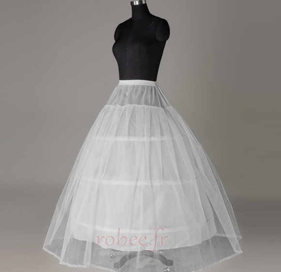 Petticoat de mariage Robe de mariée Longue Fort net Taille elastique 1
