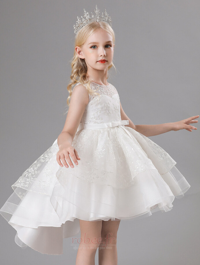 Robe de fille de fleur aligne gossamer Médium Fermeture à glissière 3 Robe de fille de fleur aligne gossamer Médium Fermeture à glissière 3