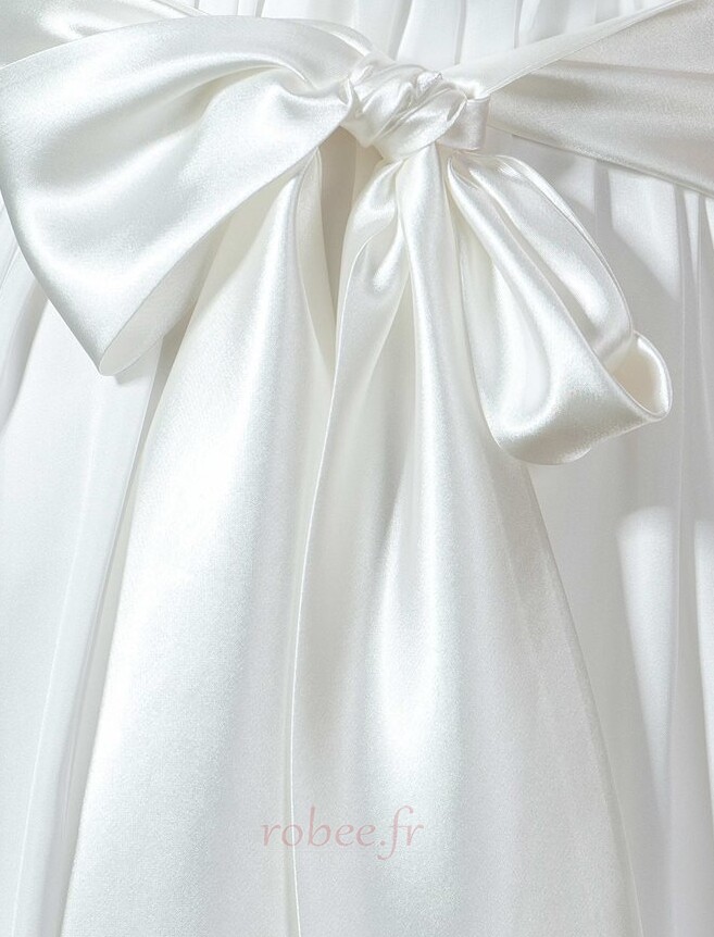 Robe de mariée Longueur de genou Fermeture à glissière Plage 7